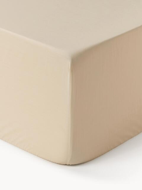 Boxspring Fitted Sheet Elsie, Cotton Percale
