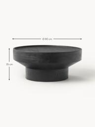 Round Mango Wood Coffee Table Benno - thumbnail 9