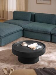 Round Mango Wood Coffee Table Benno - thumbnail 3