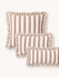 Ruffled Linen-Cotton Pillowcase Posie - thumbnail 1