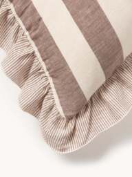 Ruffled Linen-Cotton Pillowcase Posie - thumbnail 2