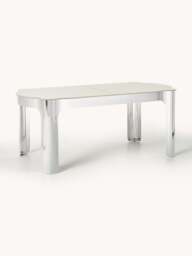 Dining Table Georgia with Glass Top, in various sizes