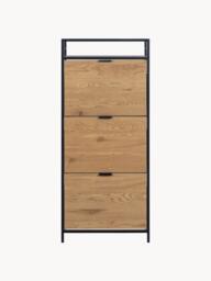 Wooden Shoe Cabinet Seaford with Folding Compartments - thumbnail 3