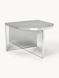 Oval Metal Coffee Table Leander - thumbnail 1