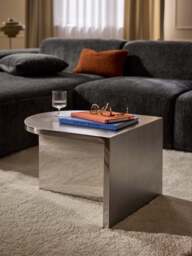 Oval Metal Coffee Table Leander - thumbnail 7