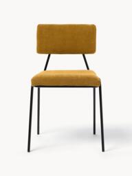 Corduroy Upholstered Chairs Mats, Set of 2 - thumbnail 2