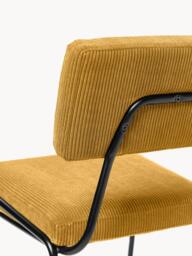 Corduroy Upholstered Chairs Mats, Set of 2 - thumbnail 5