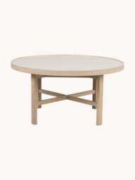 Round Oak Wood Coffee Table Marsden, Ø 90 cm - thumbnail 2