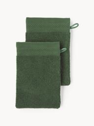 Organic Cotton Wash Gloves Premium, Set of 2 - thumbnail 2