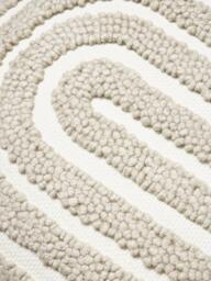 Embroidered Cotton Cushion Cover Vahid with a High-Low Texture - thumbnail 7