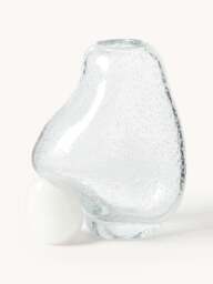 Glass Vase Nicky with Air Bubbles, H 20 cm - thumbnail 3