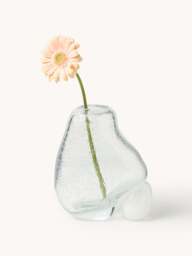 Glass Vase Nicky with Air Bubbles, H 20 cm - thumbnail 6