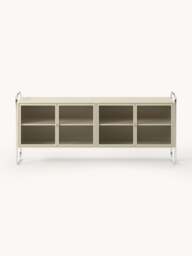 Metal Sideboard Robyn with Glass Front - thumbnail 2