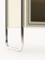 Metal Sideboard Robyn with Glass Front - thumbnail 7