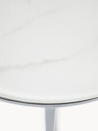 Round Side Table Antigua with Marble Effect Glass Top - thumbnail 5