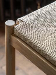 Handmade Oak Wood Counter Stool Eton - thumbnail 6