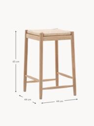 Handmade Oak Wood Counter Stool Eton - thumbnail 7