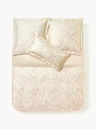 Cotton Sateen Duvet Cover Sakura with Floral Print - thumbnail 3