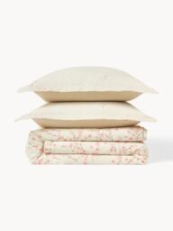 Cotton Sateen Duvet Cover Sakura with Floral Print - thumbnail 4