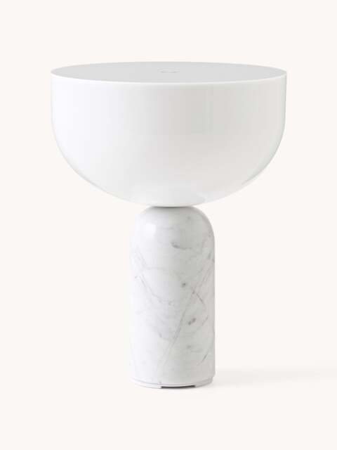 Small Portable Marble LED Table Lamp Kizu, Dimmable - image 1