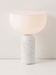 Small Portable Marble LED Table Lamp Kizu, Dimmable - thumbnail 3