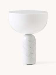 Small Portable Marble LED Table Lamp Kizu, Dimmable - thumbnail 1