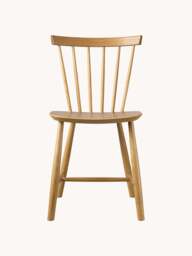 Handmade Oak Wood Dining Chair J46 - thumbnail 2