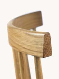 Handmade Oak Wood Dining Chair J46 - thumbnail 3