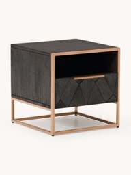 Mango Wood Bedside Table Harry