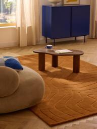 High-Low Wool Rug Aaron, Hand-Tufted - thumbnail 7