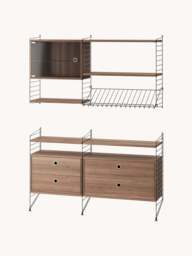 Display Cabinet String System with Swing Glass Door, W 58 x D 30 cm - thumbnail 2