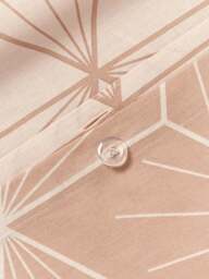 Reversible Cotton Pillowcase Ilda, with Geometric Print - thumbnail 5