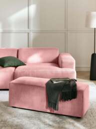 XL Corduroy Ottoman Melva, W 116 x D 42 cm - thumbnail 7