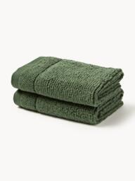 Towel Luxe with Striped Border, in various sizes - thumbnail 1