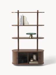 Wall-Mounted Shelf Calary with Fluted Front - thumbnail 4