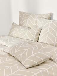 Patterned Cotton Duvet Cover Mirja - thumbnail 1