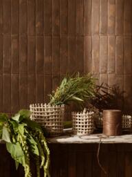 Handmade Ceramic Storage Basket Nalan, H 21 cm - thumbnail 2