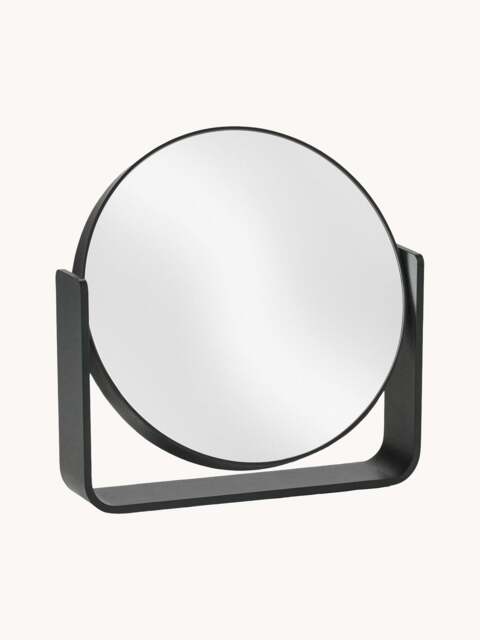 Round Cosmetic Mirror Ume with Magnification - image 1