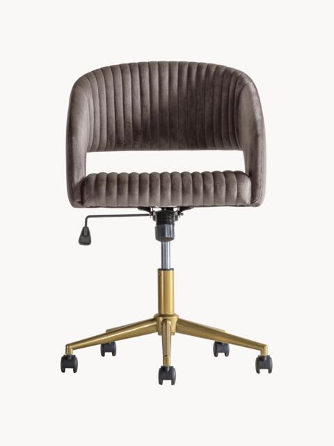Velvet Desk Chair Murray, Adjustable Height - image 1
