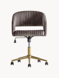 Velvet Desk Chair Murray, Adjustable Height - thumbnail 1
