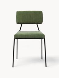Corduroy Upholstered Chairs Mats, Set of 2 - thumbnail 2