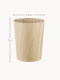 Round Wooden Waste Paper Basket Wilo - thumbnail 2