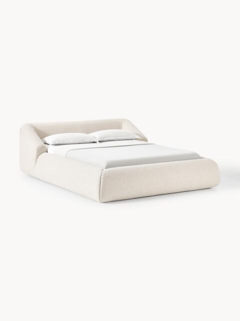 Upholstered Bouclé Bed Sofia - image 1