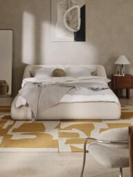 Upholstered Bouclé Bed Sofia - thumbnail 3