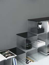 Top Panel Panton Wire Single for Modular Shelf System, W 35 cm - thumbnail 3