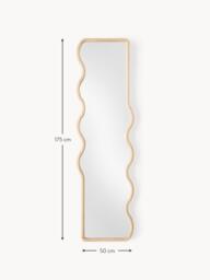 Wavy Wooden Full-Length Wall Mirror Stream - thumbnail 7