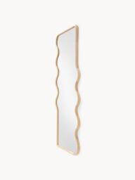 Wavy Wooden Full-Length Wall Mirror Stream - thumbnail 2