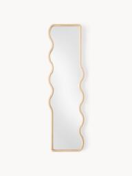 Wavy Wooden Full-Length Wall Mirror Stream