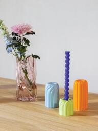 Glass Vase Marshmallow, H 25 cm - thumbnail 5