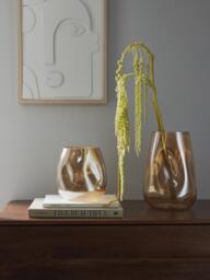 Mouth-Blown Glass Vase Luster, H 26 cm - thumbnail 2
